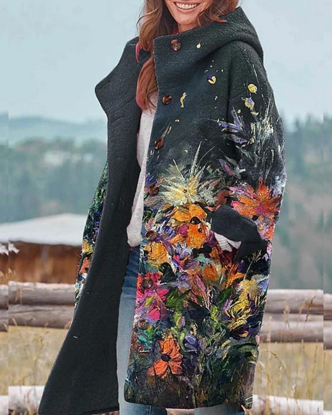 Cappotto floreale